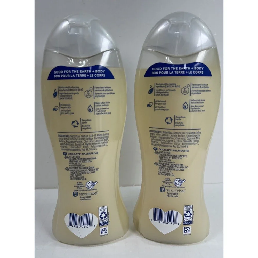 2-Softsoap HOLIDAY COOKIE Holiday Limited Edition Moisturizing Body Wash Gel